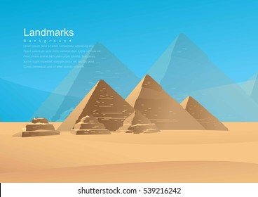 The attractions of Egypt,Wonders of the World,pyramid