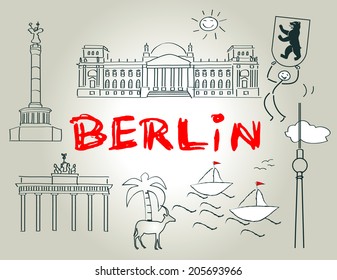 Attractions in Germany's capital Berlin