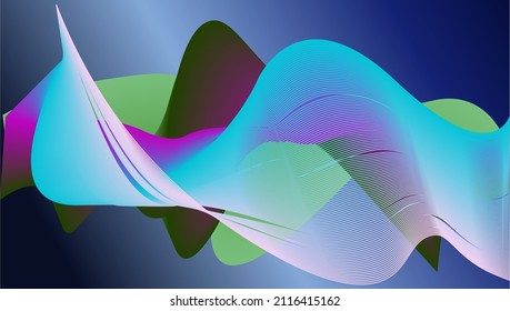 Attractive abstract background with various color combinations