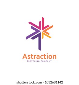 An attractive Abstract vector logo symbol.