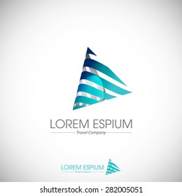 An attractive abstract vector logo symbol.