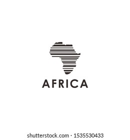 attractive African logo map design for your company