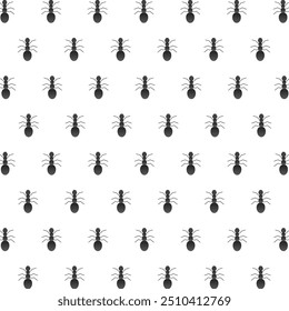 Attractive Ant Pattern Background Design for Creative Decoration
