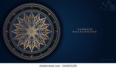 Atractivo patrón arabesco y ornamental diseño de fondo Mandala