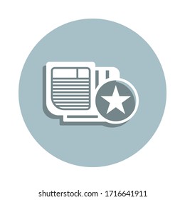 Attraktives Artikelzeichen-Symbol. Einfache Bildyph, flache Vektorillustration von Seo- und Entwicklungs-Symbolen für ui und ux, website oder mobile Applikationen