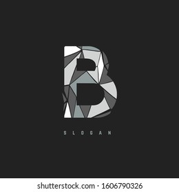 Attractive B letter vector illustration design symbol