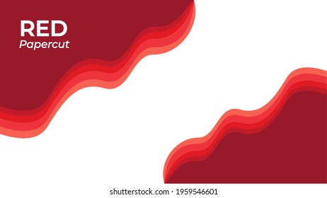 Attractive background with red paper cut pattern. perfect for your design and other purposes.