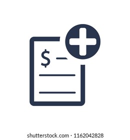 Attractive and Beautifully or Faithfully Designed Medical Bill Icon