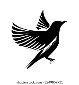Attractive bird logo. Good for prints.