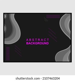 
Attractive black base color abstract background - vector
