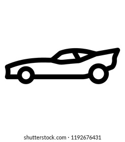 Attractive car having high speed, sports car 