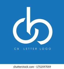 Attractive CB letter logo and vector design.