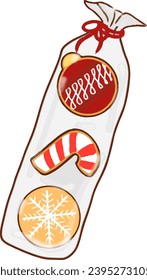 attractive Christmas cakes and drinks