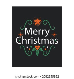 Attractive colorful christmas t shirt design