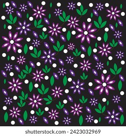 Attraktives Design für kreatives Blumenmuster