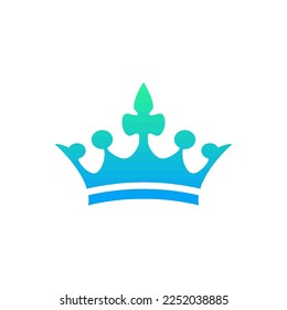 Un vector de corona atractivo que puede utilizarse para una variedad de ilustraciones
