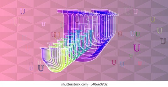 attractive drawing over happening, U Alphabet at current booklet.