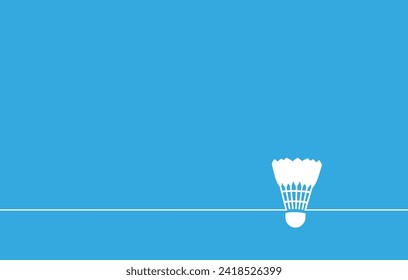 Diseño de fondo de bádminton vectorial editable atractivo ideal para la impresión de recursos de diseño y otros