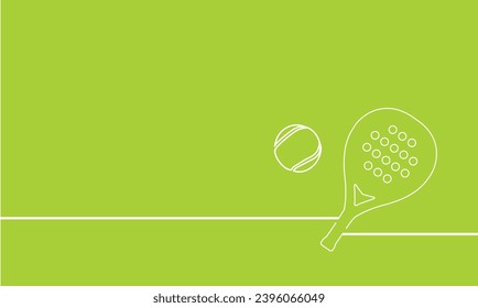 Atractivo diseño de fondo de padel vectorial o línea de tenis de paddle ideal para la impresión de recursos digitales y otros