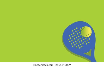 Attractive editable vector padel or paddle tennis background design great for your digital resources print and others