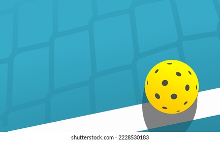 Attractive editable vector pickleball background design great for your design resources print and others