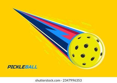 Attractive editable vector pickleball background design great for your design resources print and others	