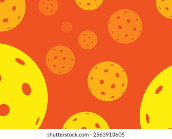 Attractive editable vector pickleball background design great for your design resources print and others	