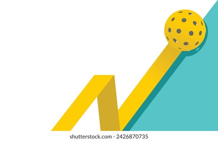 Attractive editable vector pickleball layout background design great for your design resources print and others