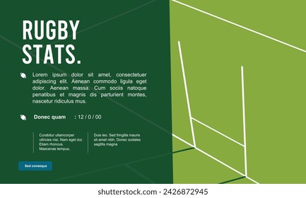 Attractive editable vector rugby background design great for your design resources print and other	