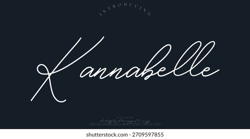 Attractive elegant serif alphabet display font vector with ligature style

