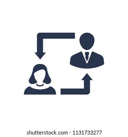 Attractive and Faithfully Designed Business Collaboration Icon