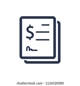 Attractive and Faithfully Designed Financial Document Icon