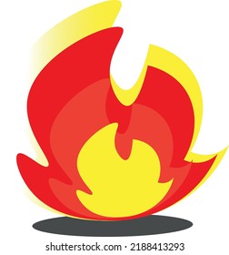 attractive Fire logo design icon 
