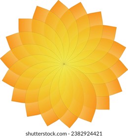 An attractive flower shape design.