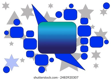 ATTRACTIVE GEOMETRIC BACKGROUND AND COLOR. VECTOR TEMPLATE