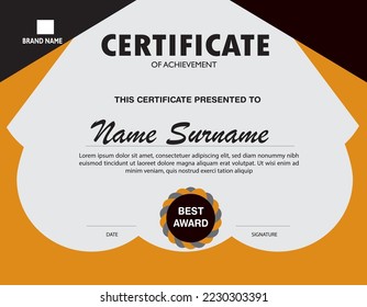 ATTRACTIVE GOOD NICE CERTIFICATE DESIGN
