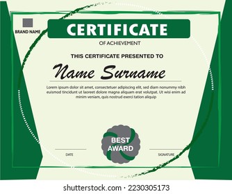 ATTRACTIVE GOOD NICE CERTIFICATE DESIGN