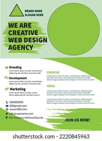 Attractive good nice flyer design 