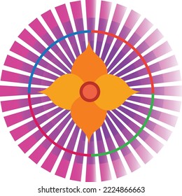 Bonito y atractivo elemento gráfico