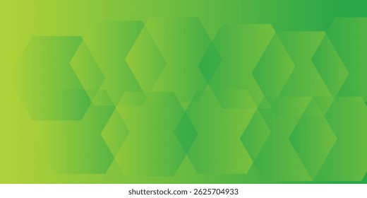 Attractive Green Presentation Background, vector illustration.