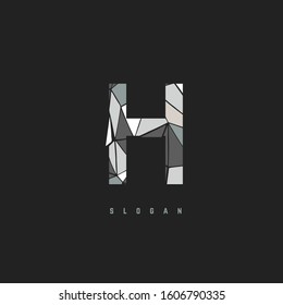 Attractive H letter vector illustration design symbol