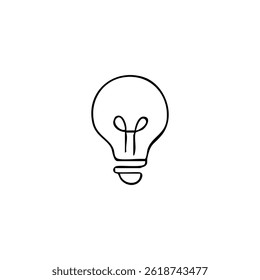Mão atraente desenhada Doodle negócio e ideias Elementos Ilustração de vetor