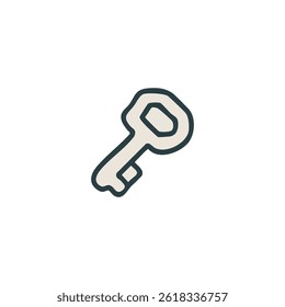 Attractive Hand Drawn Doodle Keys Elements Vector Illustration	