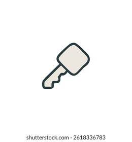 Attractive Hand Drawn Doodle Keys Elements Vector Illustration	