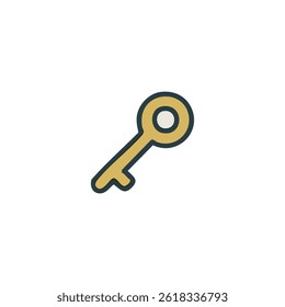 Attractive Hand Drawn Doodle Keys Elements Vector Illustration	