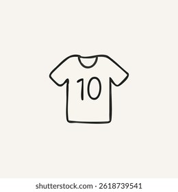Attractive Hand Drawn Doodle Soccer Elements Vector Illustration