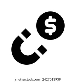 attractive icon. vector glyph icon for your website, mobile, presentation, and logo design.