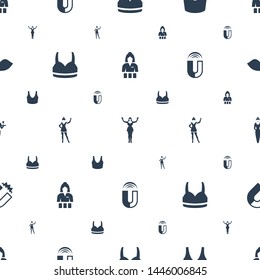 Attractive Icons Pattern Seamless White Background Stock Vector Attractive Icons Pattern Seamless White Background Stock Vector