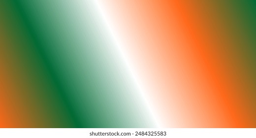 Atractivo fondo degradado de color de la bandera india. Diseño para Anuncios promocionales, carteles, tarjetas de felicitación, redes sociales
