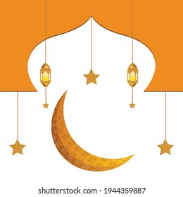 Attractive Islamic background design for Ramadan Kareem and Eid design needs.